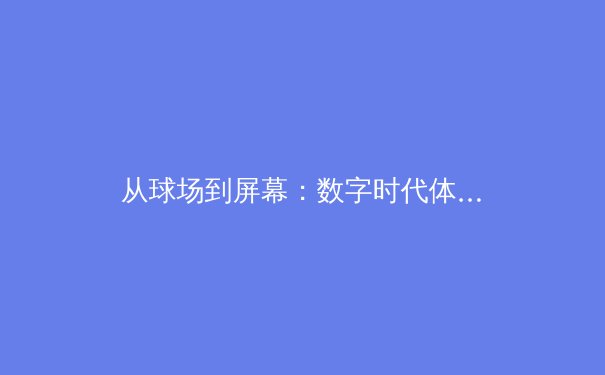 从球场到屏幕：数字时代体育传播的变革与球迷体验的重塑 - 2
