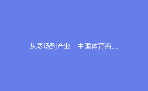 从赛场到产业：中国体育商业化的挑战与机遇 - 2