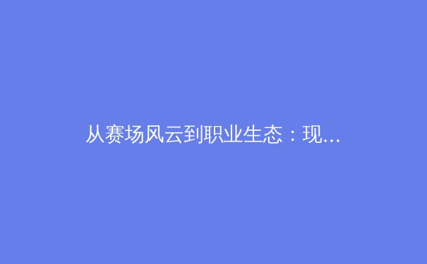 从赛场风云到职业生态：现代体育产业的价值重塑与未来挑战 - 2